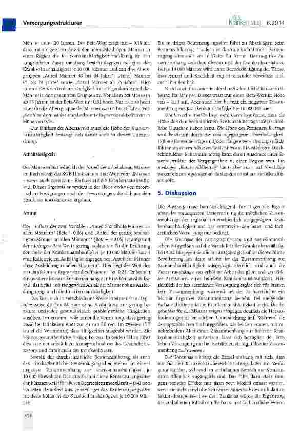 Vorschauseite 6: Einfluss der hausund fachärztlichen Versorgung auf die Krankenhaushäufigkeit