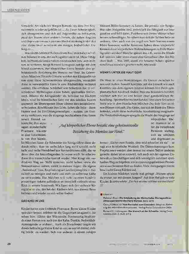 Vorschauseite 3: Wenn es unter die haut geht