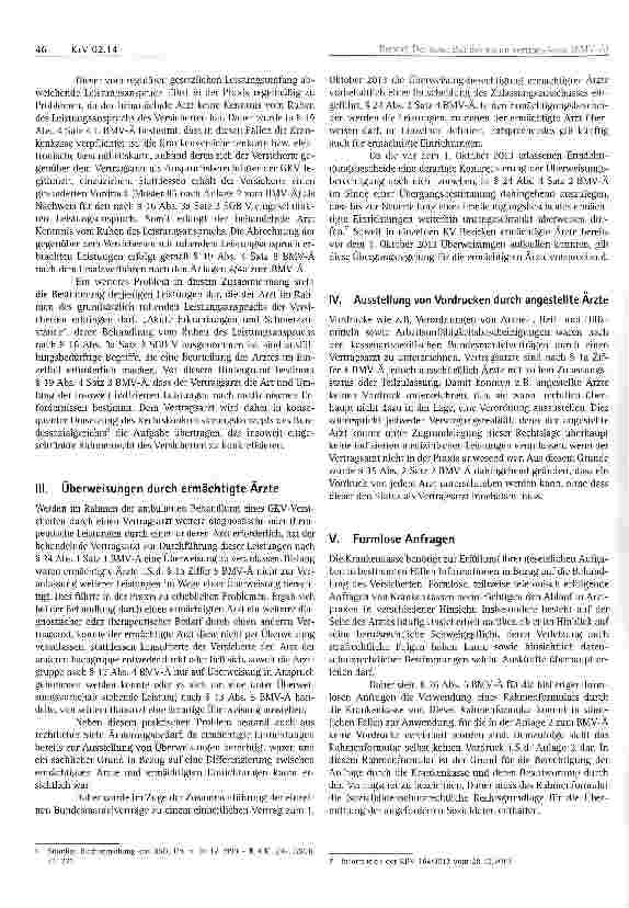 Vorschauseite 2: Der neue Bundesmantelvertrag-Ärzte (BMV-Ä)