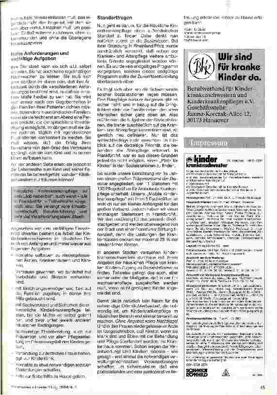 Vorschauseite 3: Häusliche Kinderkrankenpflege