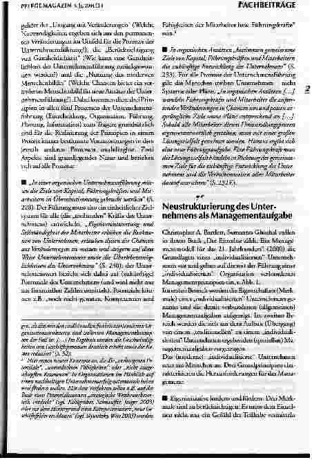 Vorschauseite 4: Neue ManagementansätzeBEDEUTUNG FÜR DAS PFLEGEMANAGEMENT