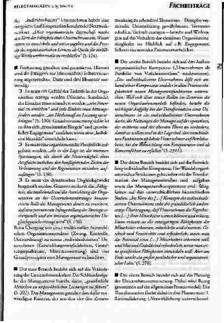 Vorschauseite 6: Neue ManagementansätzeBEDEUTUNG FÜR DAS PFLEGEMANAGEMENT