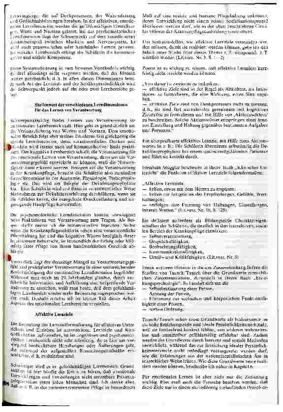 Vorschauseite 6: Ist Verantwortung lernbar? - Versuch einer Antwort auf ein zentrales Problem in der Krankenpflegeausbildung