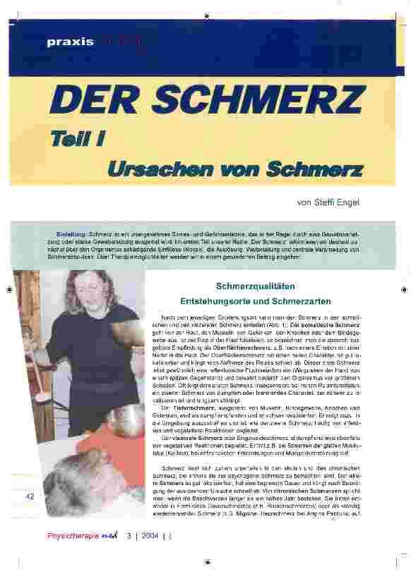 Vorschauseite 1: Ursachen von Schmerz
