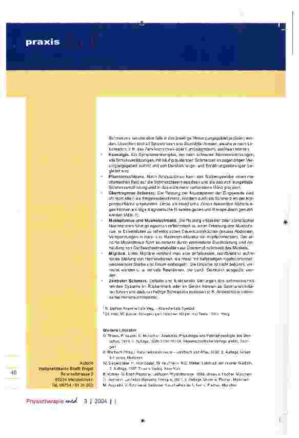 Vorschauseite 5: Ursachen von Schmerz