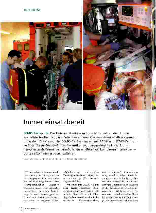 Vorschauseite 1: Immer einsatzbereit