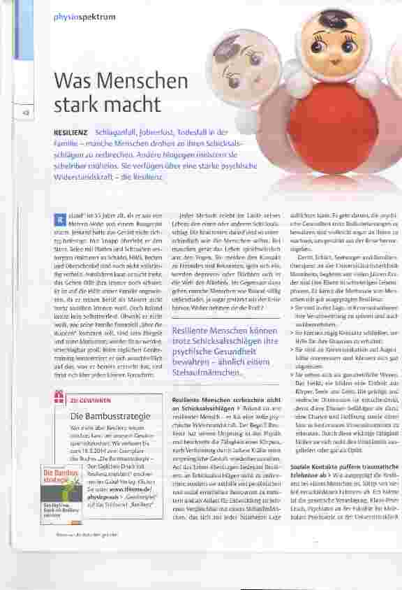 Vorschauseite 1: Was Menschen stark macht