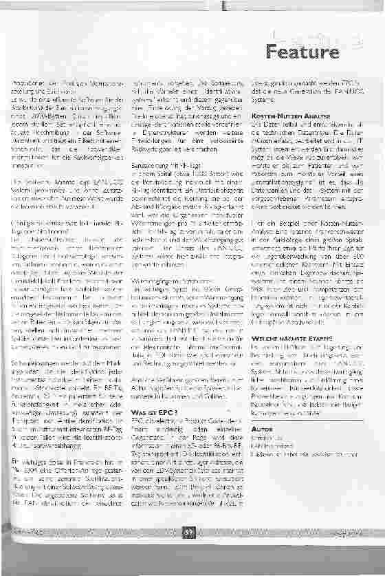 Vorschauseite 2: Strichcodes: Welchen Nutzen bringen sie im Gesundheitswesen?