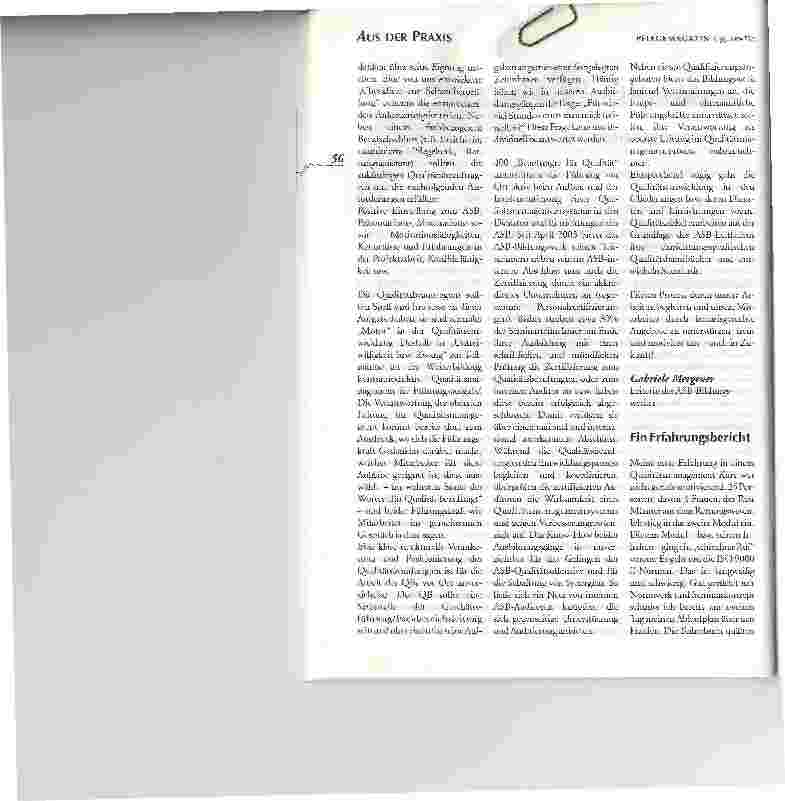 Vorschauseite 2: Aus der PraxisDie Bildungsoffensive des ASB