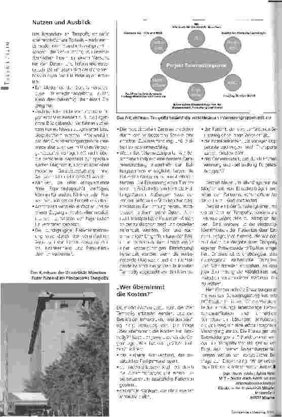 Vorschauseite 3: Telemedizinische Inseln verbindenTempoBy - das Telemedizinportal der bayerischen Universitätsklinika