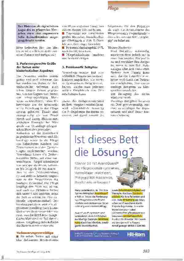 Vorschauseite 4: Krankenhausund Pflegebetten auf dem Prüfstand