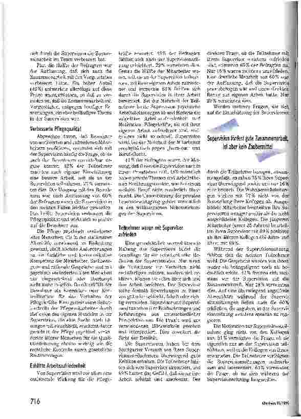 Vorschauseite 4: Supervision erhöht Arbeitsqualität