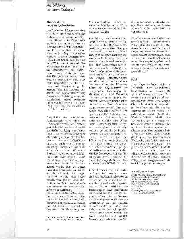 Vorschauseite 3: Wir sind eine alternde GesellschaftPflegebedürftigkeit steigt dramatisch