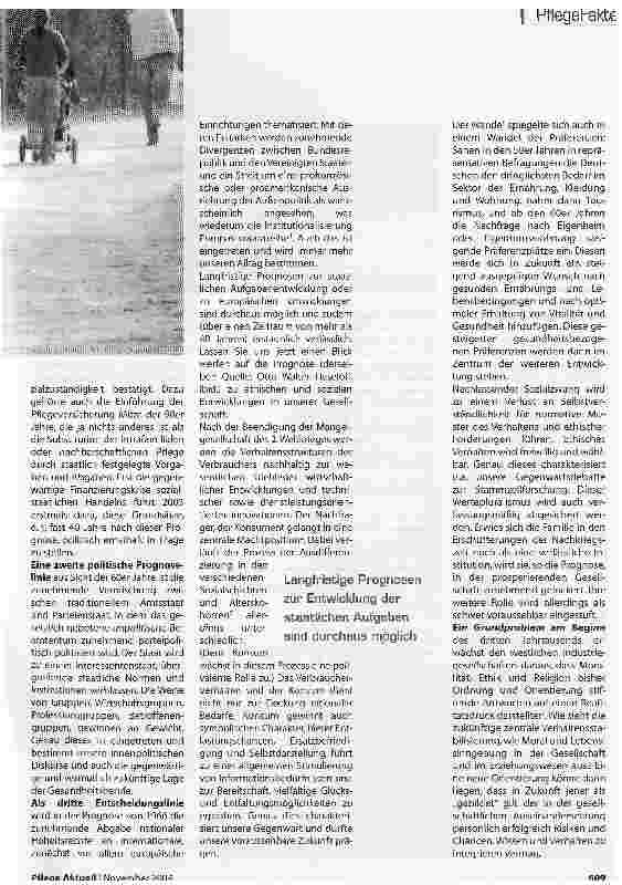 Vorschauseite 2: Unsere Gesundheit im Jahr 2020