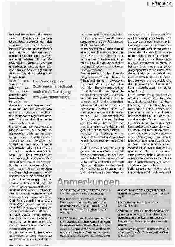 Vorschauseite 4: Unsere Gesundheit im Jahr 2020