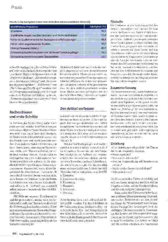 Vorschauseite 3: Warum HFKs Fachartikel schreiben sollten - und wie es geht