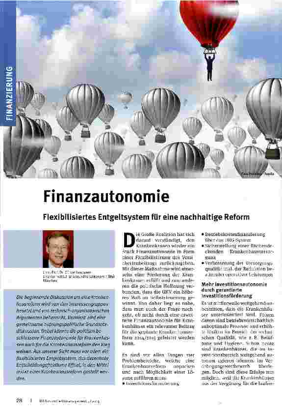 Vorschauseite 1: Finanzautonomie