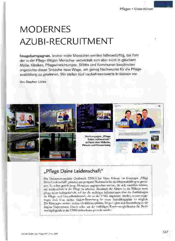 Vorschauseite 1: MODERNES AZUBI-RECRUITMENT