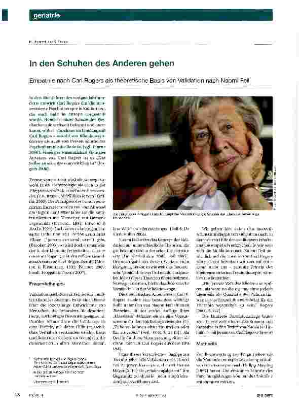 Vorschauseite 1: In den Schuhen des Anderen gehen
