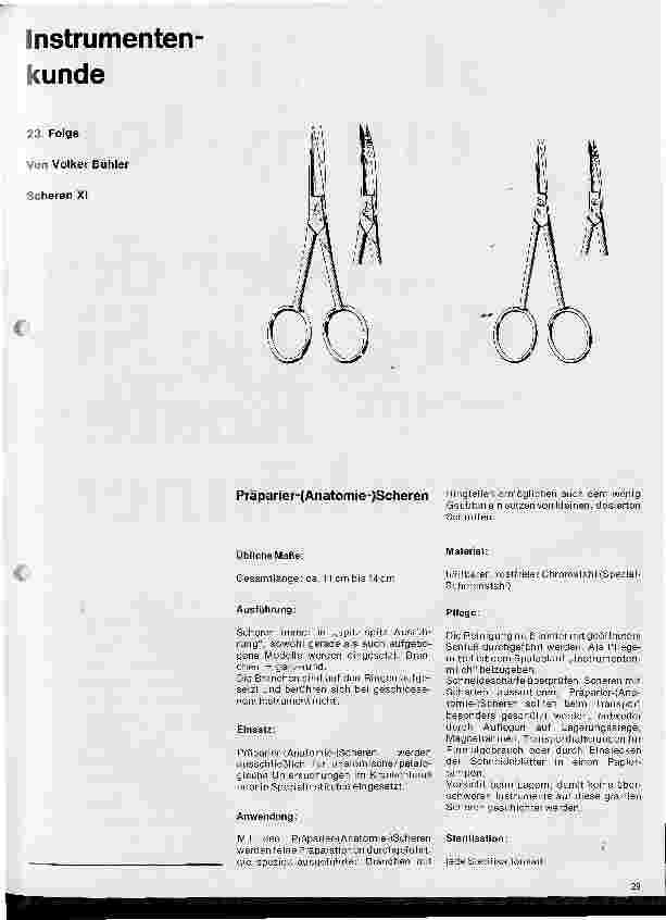 Vorschauseite 1: Instrumentenkunde 23. Folge