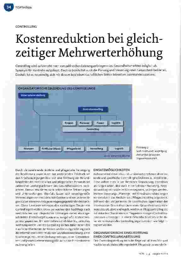 Vorschauseite 1: Kostenreduktion bei gleichzeitiger Mehrwerterhöhung