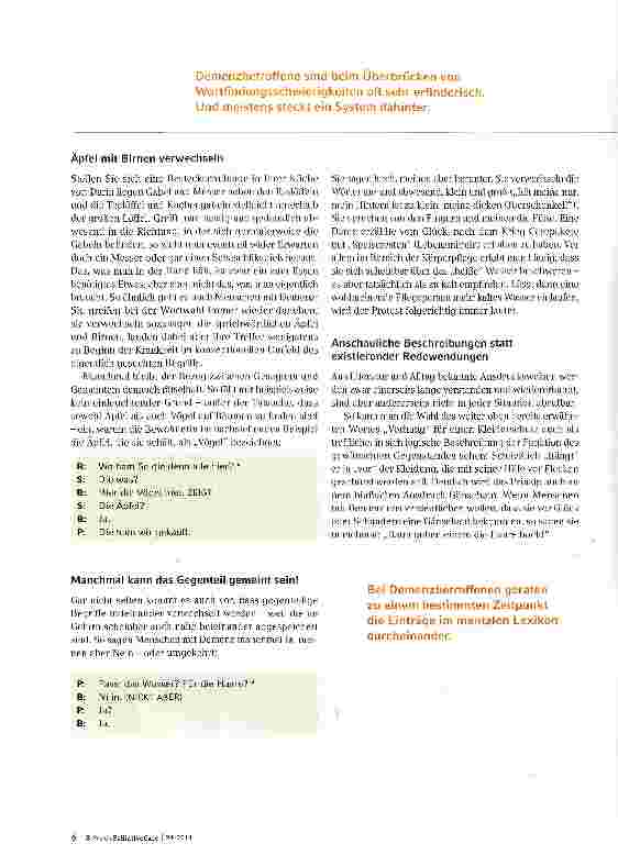 Vorschauseite 4: „Dingsda und Müsliwasser Verbale Kommunikation mit Menschen mit Demenz