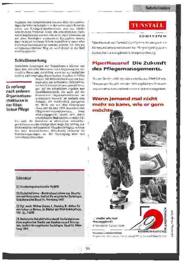 Vorschauseite 5: Vorhandene Strukturen entwickeln Untersuchungen zu Rehabilitationsmaßnahmen in ambulanten Diensten