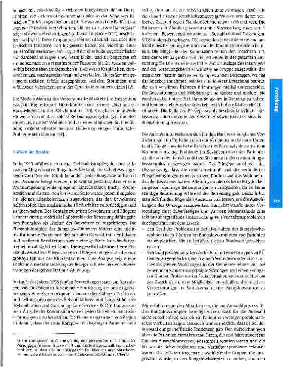 Vorschauseite 2: Ein Verhaltensvergleich in zwei unterschiedlichen psychiatrischen Langzeit-Rehabilitations-Milieus