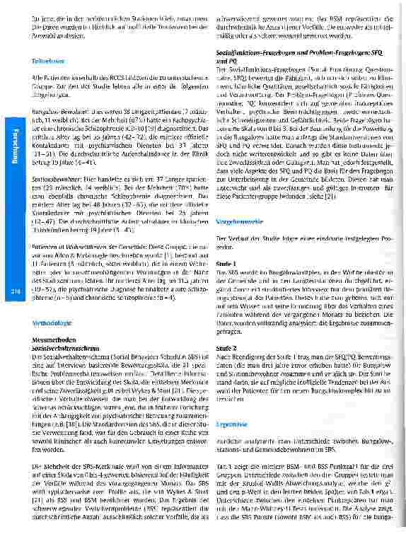 Vorschauseite 3: Ein Verhaltensvergleich in zwei unterschiedlichen psychiatrischen Langzeit-Rehabilitations-Milieus
