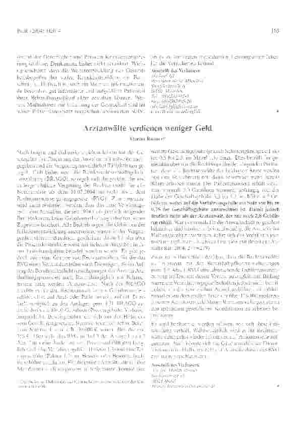 Vorschauseite 4: Moderne Medizin - Leistung im Gesundheitsfall?