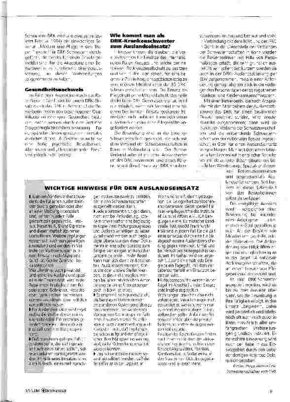 Vorschauseite 2: Als DRK-Krankenschwester im Auslandseinsatz
