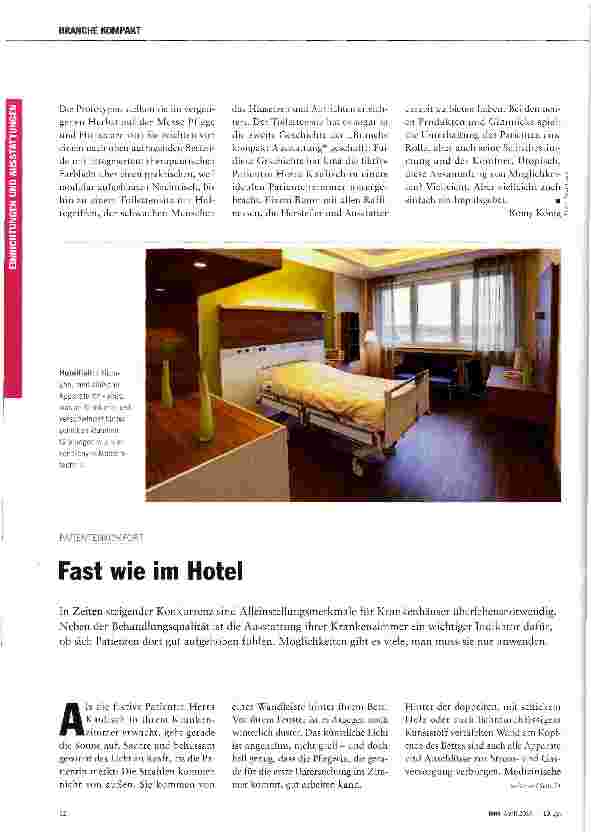 Vorschauseite 1: Fast wie im Hotel