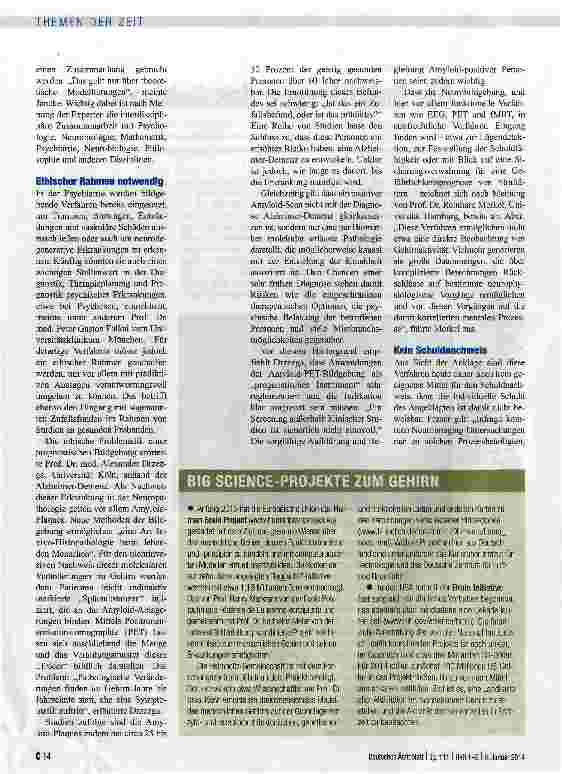 Vorschauseite 2: Die Entzifferung des Gehirns