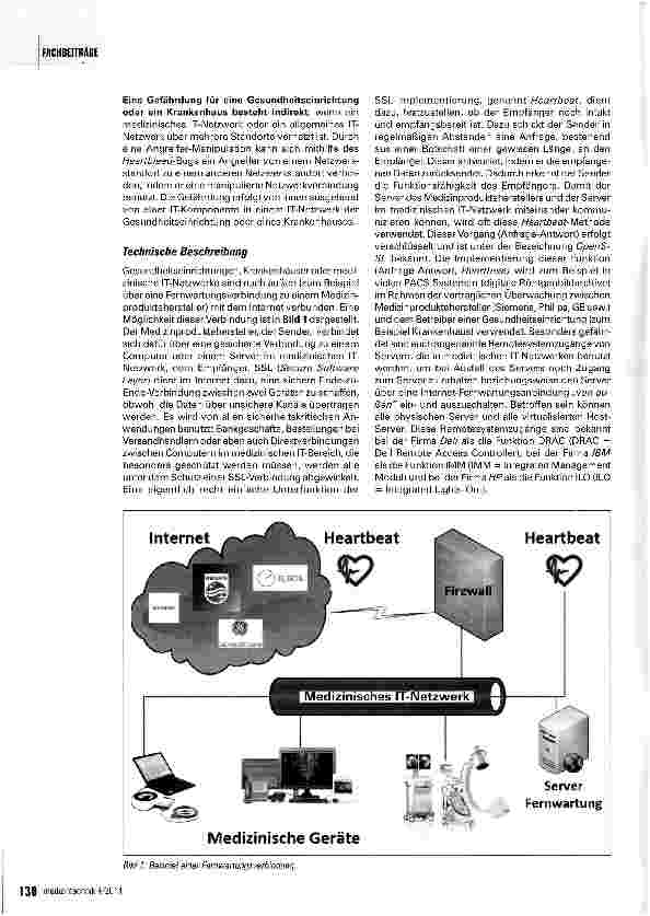 Vorschauseite 2: Gefährdung von aktiven Medizin-produkten, Medizinprodukten als Software und medizinischen IT-Netzwerken