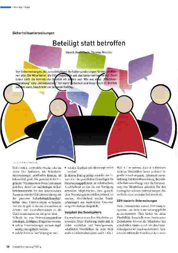 Vorschauseite 1: Beteiligt statt betroffen