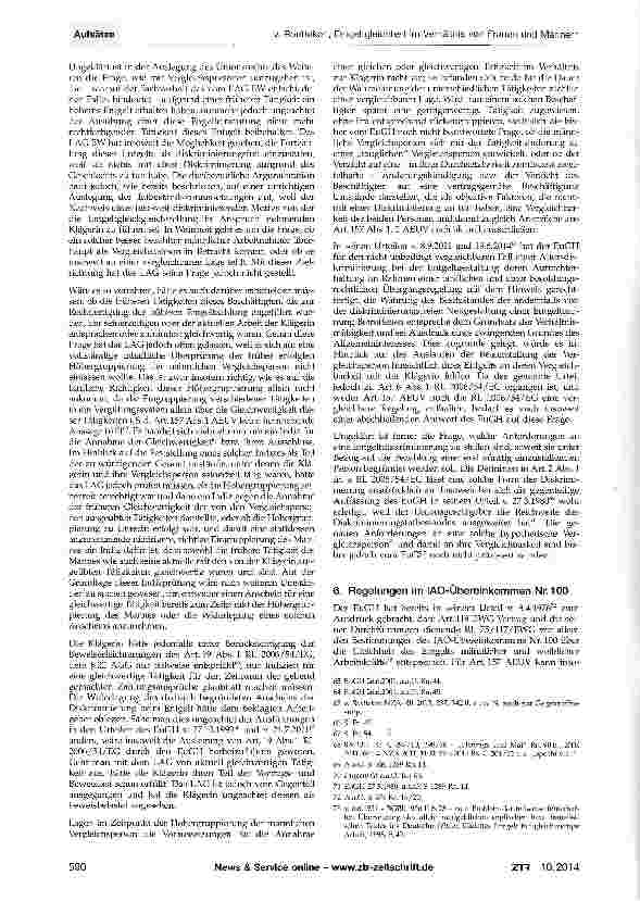 Vorschauseite 6: Entgeltgleichheit im Verhältnis von Frauen und Männern