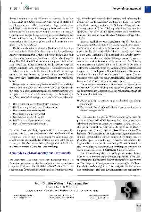 Vorschauseite 2: Entwicklung des Ziel-Dokumentations-Instruments