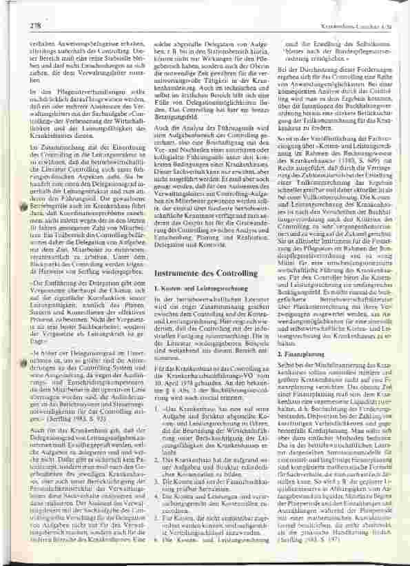 Vorschauseite 3: Controlling - ein Instrument für die betriebswirtschaftliche Steuerung des Krankenhauses