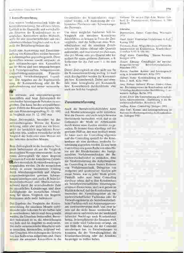 Vorschauseite 4: Controlling - ein Instrument für die betriebswirtschaftliche Steuerung des Krankenhauses