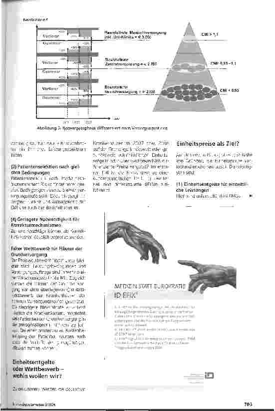 Vorschauseite 3: Das Ziel muss Wettbewerb seinKonvergenz mit einheitlichen oder differenzierten Basisfallraten?