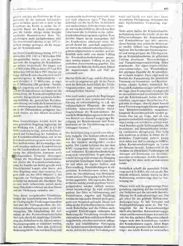 Vorschauseite 4: Die Neuordnung der Krankenhausfinanzierung