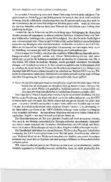 Vorschauseite 5: Alternative Medizin in einem wettbewerblichen Gesundheitswesen