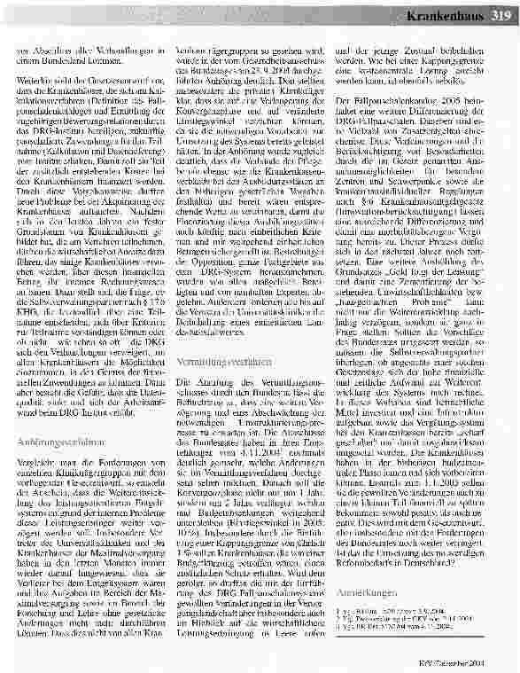 Vorschauseite 2: 2. Fallpauschalenänderungsgesetz -Feinschliff oder Verzögerung?