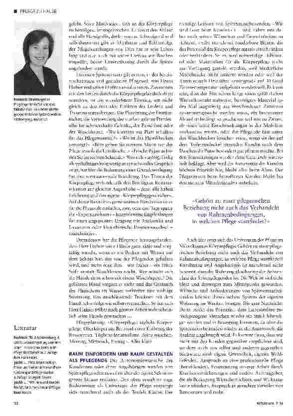 Vorschauseite 2: Körperpflege - der Schatz der Pflege