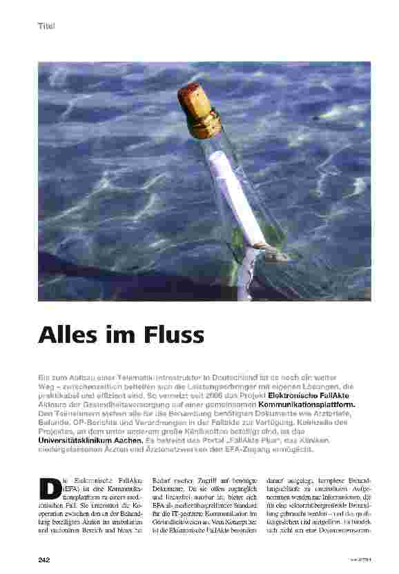 Vorschauseite 1: Alles im Fluss