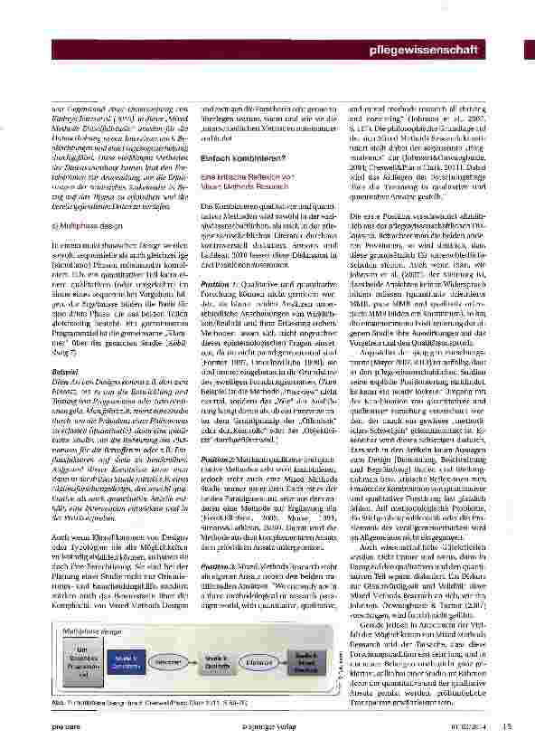 Vorschauseite 4: Mix it up Die Kombination von qualitativer und quantitativer Forschung oder Mixed Methods Research