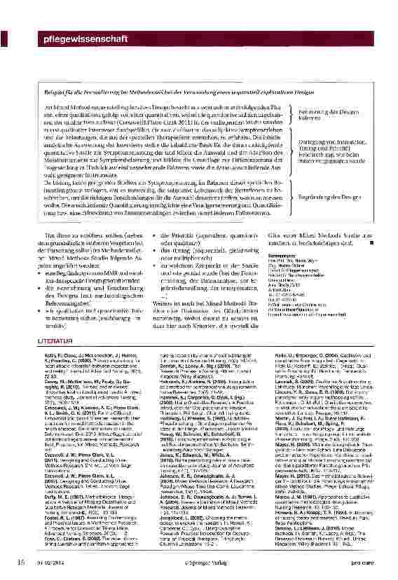 Vorschauseite 5: Mix it up Die Kombination von qualitativer und quantitativer Forschung oder Mixed Methods Research