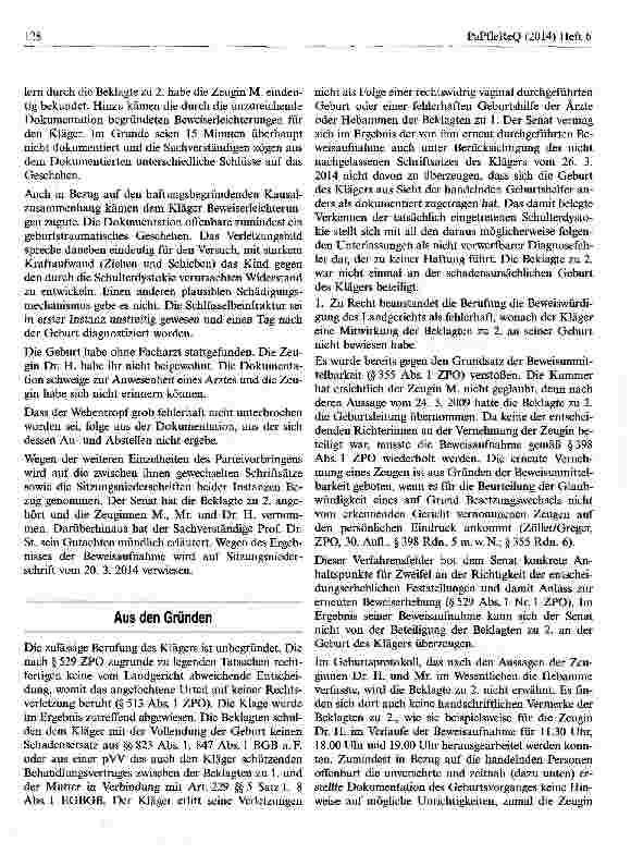 Vorschauseite 4: Risikoaufklärung vor Geburt