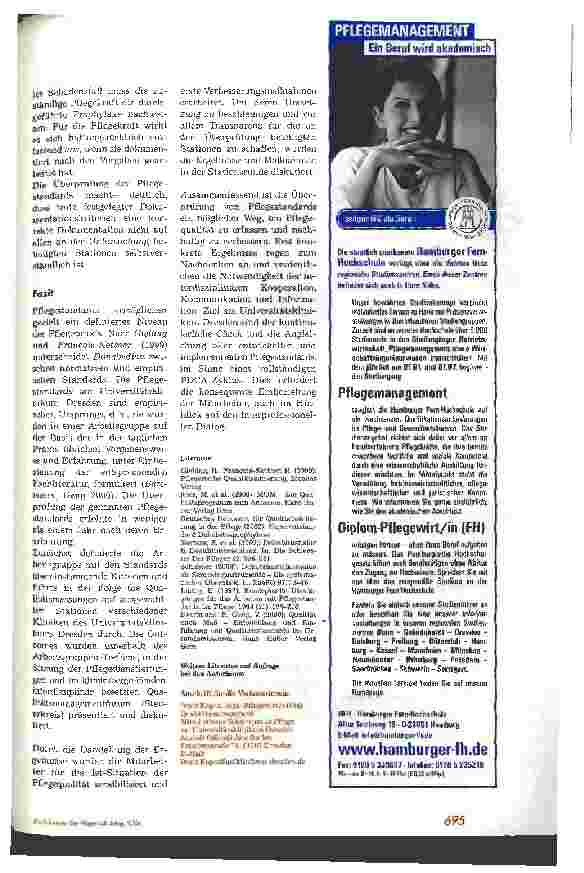 Vorschauseite 4: Überprüfung von Pflegestandords am Beispiel des Universitätsklinikums Dresden