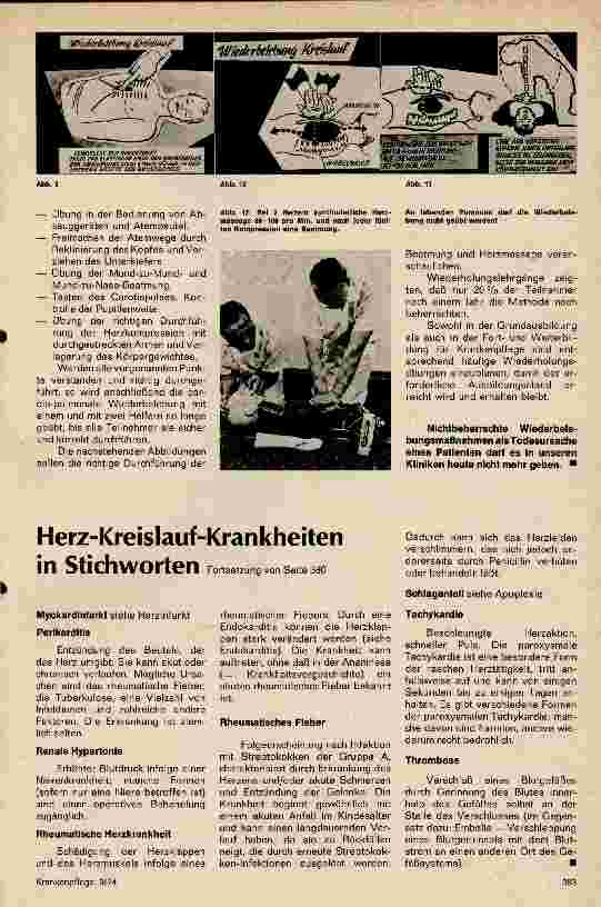 Vorschauseite 3: Herz-Kreislauf-Krankheiten in Stichworten